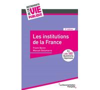 Les institutions de la France - Frank Baron - Documentation Francaise - broché - Etude