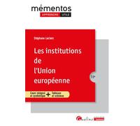 Les institutions de l'Union européenne Cours intégral et synthétique + Tableaux et schémas - Stéphane Leclerc - Gualino Eds - broché - Etude