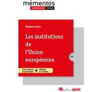 Les institutions de l'Union européenne Stéphane Leclerc (Auteur)