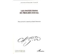 Charles Gide – Les institutions du progrès social – Les œuvres, Vol. VI – Broché – L'Harmattan