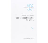 Les institutions du sens