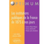 Les Institutions Publiques De La France De 1875 À Nos Jours