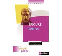 Les intégrales de Philo - EPICURE, Lettres - Jean Salem - Nathan - Poche - Scolaire / Universitaire