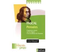 Les intégrales de Philo - PASCAL, Pensées Denis Huisman (Auteur), Claude Morali (Auteur), Blaise Pascal (Auteur)