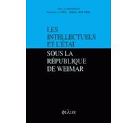 Les intellectuels et l'Europe sous la république de weimar