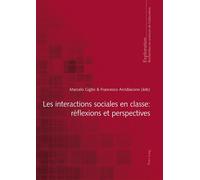 Les interactions sociales en classe : réflexions et perspectives - Marcelo Giglio - Peter Lang - broché - Essai