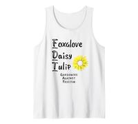 Les jardiniers de tulipes Foxglove Daisy contre la manifestation contre le fascisme Débardeur