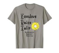 Les jardiniers de tulipes Foxglove Daisy contre la manifestation contre le fascisme T-Shirt