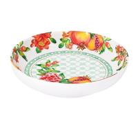 Les Jardins de la Comtesse - Assiette Creuse idéale en Assiette à Soupe ou Pâtes - Mélamine Pure - Séville - Ø 20 cm - Collection de Vaisselle Quasi-Incassable MelARTmine