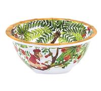 Les Jardins de la Comtesse - Bol en Mélamine Pure - Céréales/Soupe/Apéritif - Singes de Bali - Ø 15 cm - Service de Table - Collection de Vaisselle Quasi-Incassable MelARTmine