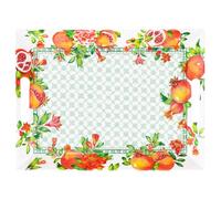 Les Jardins de la Comtesse - Grand Plateau à Service Rectangulaire avec des poignées en Mélamine Pure - Séville - 50 cm - Vaisselle Quasi-Incassable MelARTmine