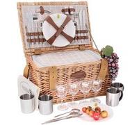 Malle Panier Pique Nique osier Les Jardins de la Comtesse Concorde 4 personnes