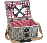 LES JARDINS DE LA COMTESSE Panier Pique-nique 4 Personnes Sully Vichy rouge G