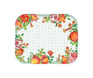 Les Jardins de la Comtesse - Petit Plateau en Mélamine Pure - Plateau de Présentation du Service de Table - Collection Séville - Vaisselle MelARTmine - 33x26 cm
