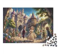 Les Jardins du château Puzzle 1000 Pièces Adultes Et Enfants,Dès 14 Ans,Déco Murale, Casse-tête,Premium,Carton,Jeu Éducatif,Anti-Stress,Détente,Défi 38x26cm