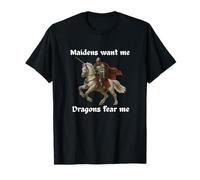 Les jeunes filles me veulent des dragons ont peur de moi, un mème amusant de la génération Z de Brainrot T-Shirt