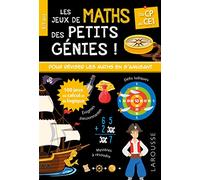 Larousse – Les jeux de maths des petits génies ! – Du CP au CE1