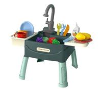 Les Jouent À L'évier avec De l'eau Courante - Automatic Water Cycle Fitend Kitchen Toy, Children Washwasher Plays Set | Jeu De Rôle en Plein Air Intérieur pour Les Activités De La Maison Et L'
