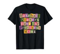 Les Joueurs de Baseball Ont Les Plus Jolies Mamans drôle Note de rançon T-Shirt