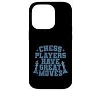 Les Joueurs d'échecs Ont de Grands mouvements d'échecs Coque pour iPhone 14 Pro