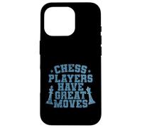 Les Joueurs d'échecs Ont de Grands mouvements d'échecs Coque pour iPhone 16 Pro