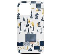 Les Joueurs d'échecs Patchwork Adore Jouer aux Dames Coque pour iPhone 13 Pro Max