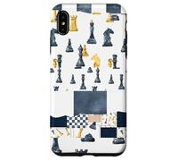 Les Joueurs d'échecs Patchwork Adore Jouer aux Dames Coque pour iPhone XS Max