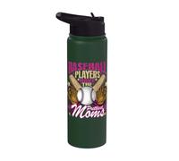 Les joueuses de baseball les plus drôles ont les mamans Stainless Steel Insulated Water Bottle