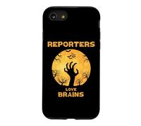 Les journalistes Aiment Les Cerveaux d'halloween Coque pour iPhone SE (2020) / 7/8