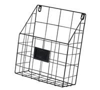 Les journaux sont abrégés pour le montage mural, les propriétaires de journaux pour le montage mural - Cintre pour le rangement des journaux - Organiseur de rangement en fer pour courrier, brochures