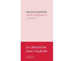Les Jours parfaits - Jacobo Bergareche - Actes sud - broché - Roman