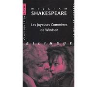 Les Joyeuses commères de Windsor Edition bilingue anglais-français - William Shakespeare - Belles Lettres - Poche - Théâtre