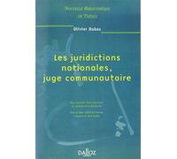 Les juridictions nationales : juge communautaire