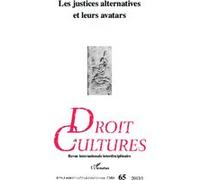 Les justices et leurs avatars Tome 65 - Collectif - L'harmattan - broché - Revue