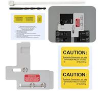 Les kits de verrouillage de générateur sont compatibles avec les panneaux Siemens ou Homeline de 150 ou 200 ampères, kit de verrouillage professionnel de générateur. L'espacement entre les