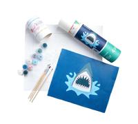 Les kits Picasso rose peignent par numero pour les enfants de 5 a 12 ans | DIY 8x10 debutants pour enfants ensemble de peinture Couleur par numer