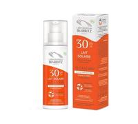 Laboratoires de Biarritz - Lait Solaire - SPF30 - ALGA MARIS® Certifié Bio - Visage et Corps - Texture Onctueuse et Non Grasse - 100 ml - Fabriqué en France