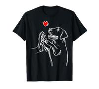 Les Labrador Retrievers adorent les chiens Black Golden T-Shirt