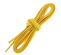 Les Lacets Français. Lacets plats et épais. Sneakers, Coton. Jaune bouton d'or. 110cm FABRIQUE EN FRANCE