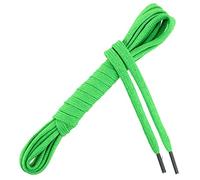 Les Lacets Français - Lacets plats et épais - SPORTIF - Pour toutes les chaussures de sport - 110cm - 100% Polyester - Couleur : Vert Fluo - FABRIQUE EN FRANCE Entreprise Patrimoine Vivant