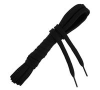 Les Lacets Français - Lacets plats et épais - SPORTIF - Pour toutes les chaussures de sport - 90cm - 100% Polyester - Couleur : Noir - FABRIQUE EN FRANCE Entreprise Patrimoine Vivant