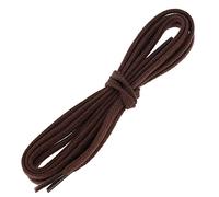 Les Lacets Français. Lacets plats et fins. 5mm, Coton. Marron Acajou. 150cm FABRIQUE EN FRANCE