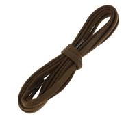 Les Lacets Français. Lacets plats et fins. 5mm, Coton. Marron Chocolat. 90cm FABRIQUE EN FRANCE