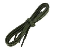 Les Lacets Français. Lacets plats et fins. 5mm, Coton. Vert armée. 90cm FABRIQUE EN FRANCE