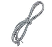 Les Lacets Français. Lacets ronds et épais. 3mm, Coton. Gris cendre. 150cm FABRIQUE EN FRANCE