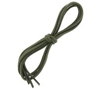 Les Lacets Français. Lacets ronds et épais. 3mm, Coton. Vert armée. 150cm FABRIQUE EN FRANCE