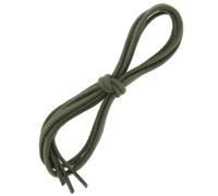 Les Lacets Français. Lacets ronds et épais. 3mm, Coton. Vert armée. FABRIQUE EN FRANCE