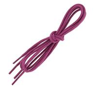 Les Lacets Français. Lacets ronds et épais. 3mm, Coton. Violet. 125cm FABRIQUE EN FRANCE