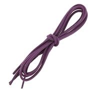 Les Lacets Français. Lacets ronds et épais. 3mm, Coton. Violet prune. 75cm FABRIQUE EN FRANCE