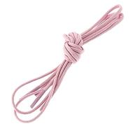 Les Lacets Français. Lacets ronds et fins. 2mm, Coton. Rose oeillet. 150cm FABRIQUE EN FRANCE